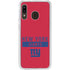 NFL New York Giants Red Performance Series Galaxy A20 Clear Case