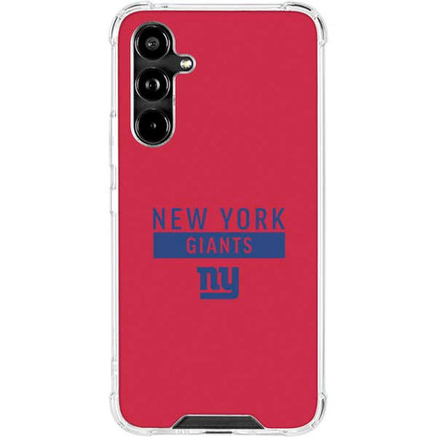 NFL New York Giants Red Performance Series Galaxy A54 5G Clear Case