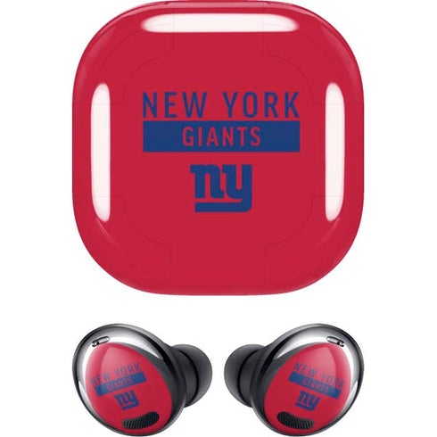 NFL New York Giants Red Performance Series Galaxy Buds Pro Skin