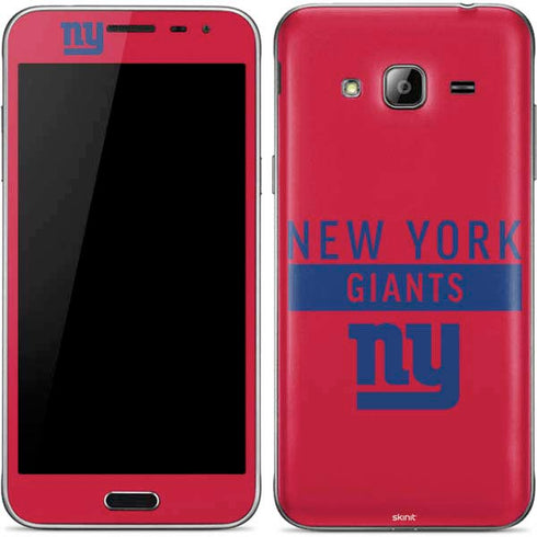NFL New York Giants Red Performance Series Galaxy J3 Skin