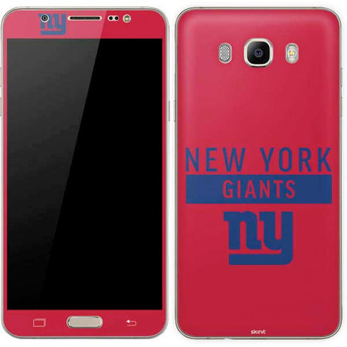 NFL New York Giants Red Performance Series Galaxy J7 Skin