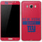 NFL New York Giants Red Performance Series Galaxy J7 Skin