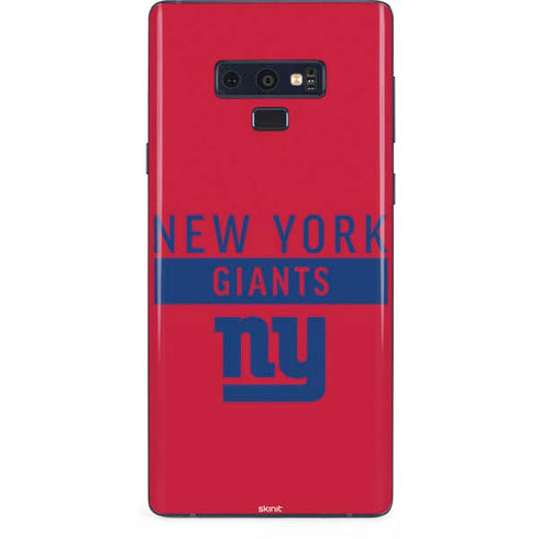 NFL New York Giants Red Performance Series Galaxy Note 9 Skin