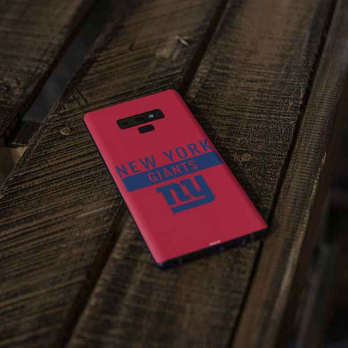 NFL New York Giants Red Performance Series Galaxy Note 9 Skin