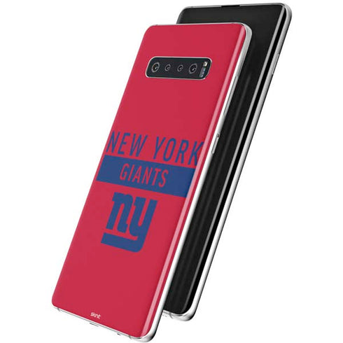 NFL New York Giants Red Performance Series Galaxy S10 Plus Skin