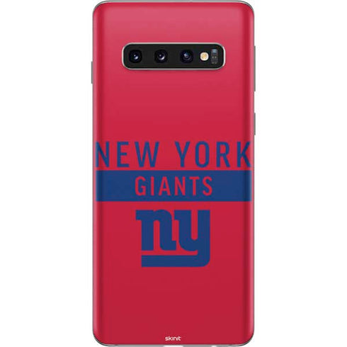 NFL New York Giants Red Performance Series Galaxy S10 Skin