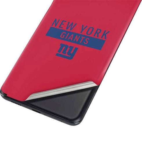 NFL New York Giants Red Performance Series Galaxy S21 5G Skin