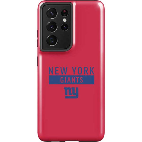 NFL New York Giants Red Performance Series Galaxy S21 Ultra 5G Pro Case