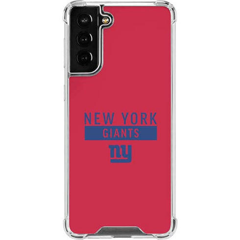 NFL New York Giants Red Performance Series Galaxy S22 Plus Clear Case