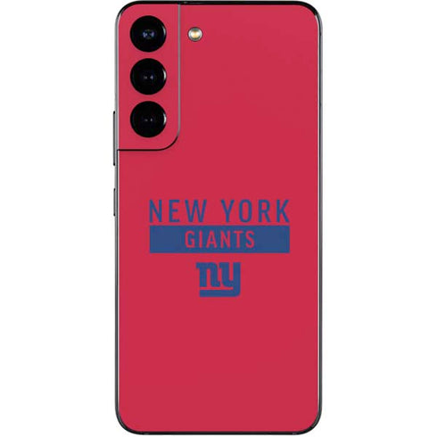 NFL New York Giants Red Performance Series Galaxy S22 Skin