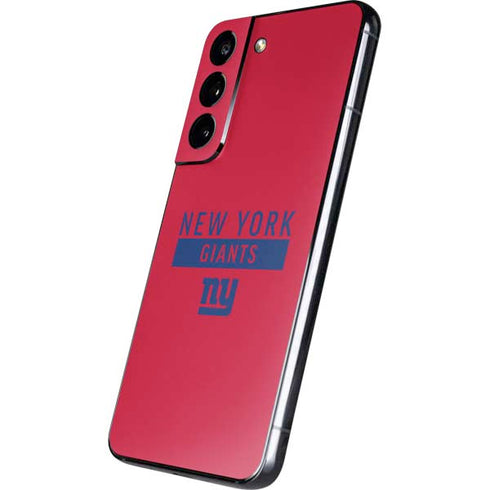 NFL New York Giants Red Performance Series Galaxy S22 Skin