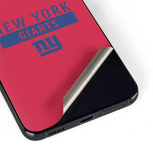 NFL New York Giants Red Performance Series Galaxy S22 Skin