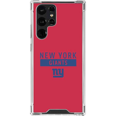NFL New York Giants Red Performance Series Galaxy S24 Ultra Clear Case