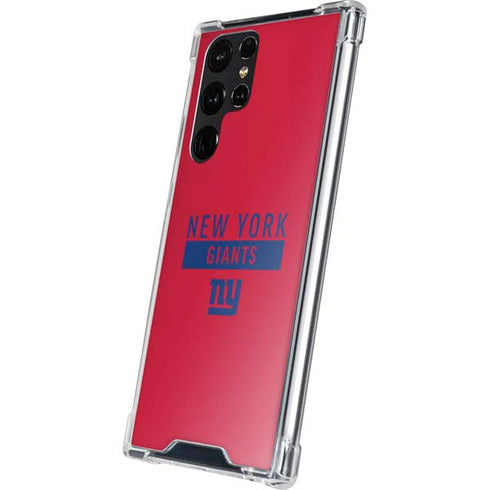 NFL New York Giants Red Performance Series Galaxy S24 Ultra Clear Case