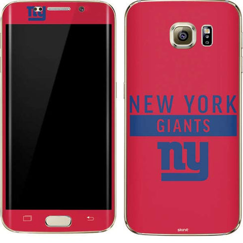 NFL New York Giants Red Performance Series Galaxy S7 Edge Skin