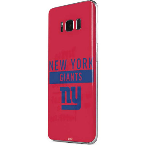 NFL New York Giants Red Performance Series Galaxy S8 Skin