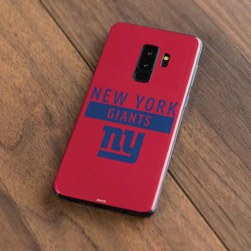 NFL New York Giants Red Performance Series Galaxy S9 Plus Skin