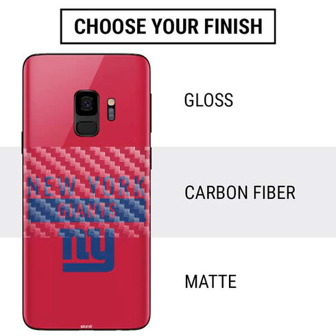 NFL New York Giants Red Performance Series Galaxy S9 Skin