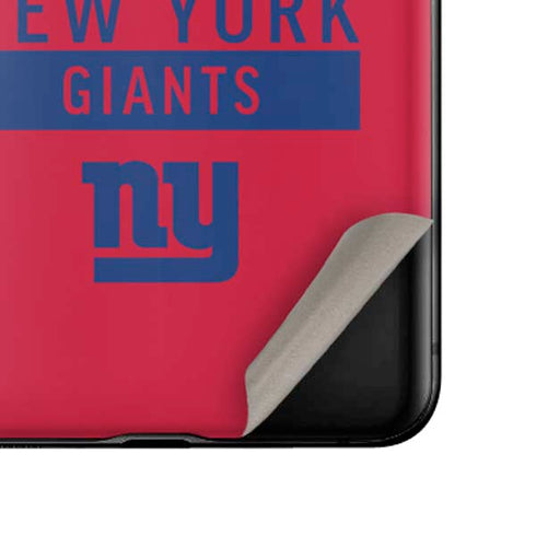 NFL New York Giants Red Performance Series Galaxy Z Flip Skin