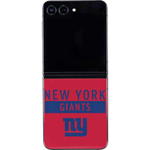 NFL New York Giants Red Performance Series Galaxy Z Flip5 5G Skin
