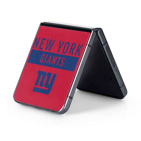 NFL New York Giants Red Performance Series Galaxy Z Flip5 5G Skin