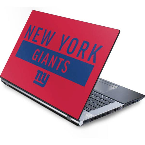 NFL New York Giants Red Performance Series Generic Laptop Skin