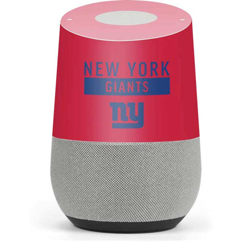 NFL New York Giants Red Performance Series Google Home Skin