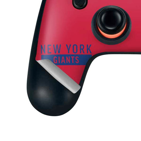 NFL New York Giants Red Performance Series Google Stadia Controller Skin