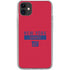 NFL New York Giants Red Performance Series iPhone 11 Clear Case