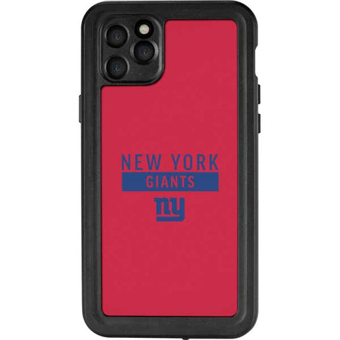 NFL New York Giants Red Performance Series iPhone 11 Pro Max Waterproof Case