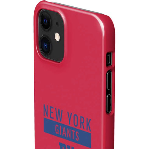 NFL New York Giants Red Performance Series iPhone 12 Mini Lite Case