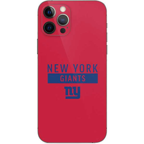 NFL New York Giants Red Performance Series iPhone 12 Pro Skin