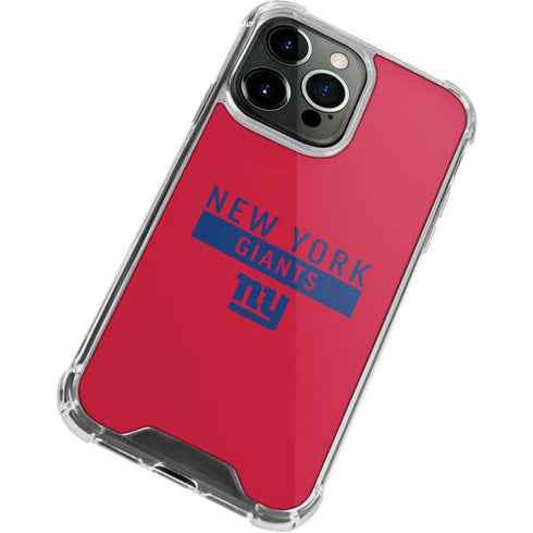 NFL New York Giants Red Performance Series iPhone 13 Pro Clear Case
