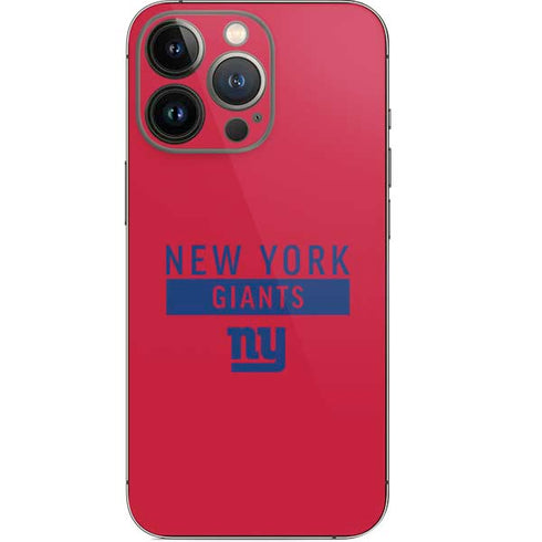 NFL New York Giants Red Performance Series iPhone 13 Pro Skin