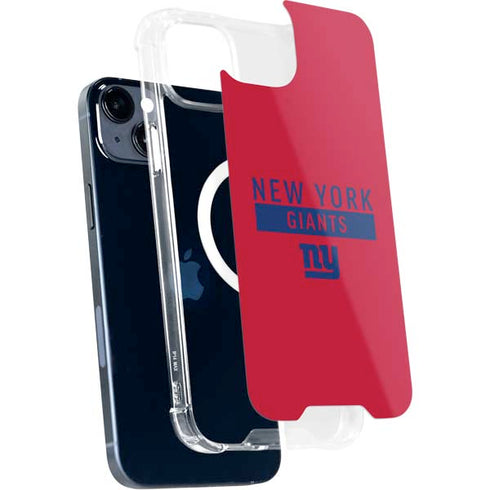 NFL New York Giants Red Performance Series iPhone 15 Plus MagSafe Case