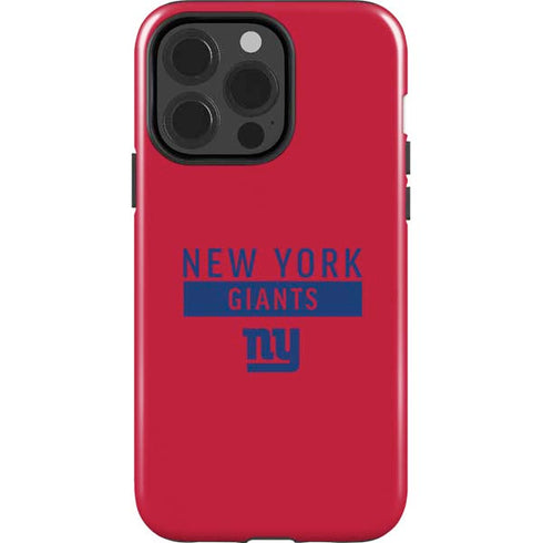 NFL New York Giants Red Performance Series iPhone 15 Pro Impact Case