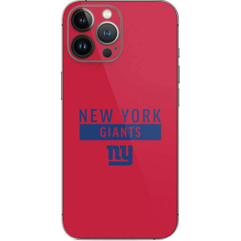NFL New York Giants Red Performance Series iPhone 14 Pro Max Skin