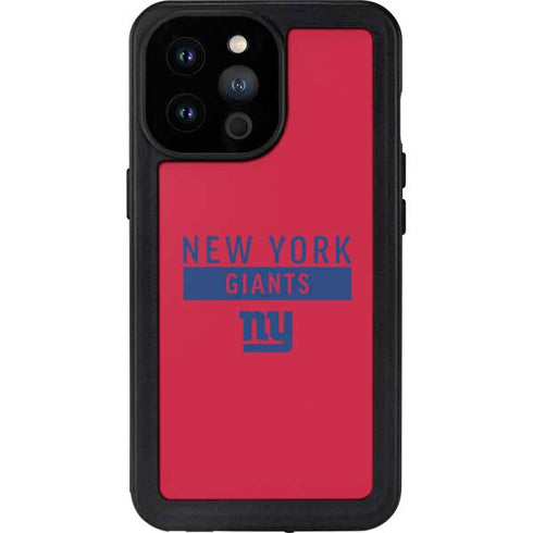 NFL New York Giants Red Performance Series iPhone 14 Pro Max Waterproof Case