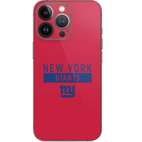 NFL New York Giants Red Performance Series iPhone 15 Pro Skin