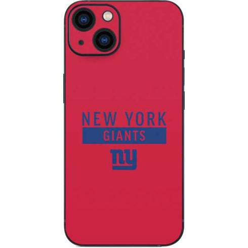 NFL New York Giants Red Performance Series iPhone 14 Skin
