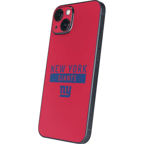 NFL New York Giants Red Performance Series iPhone 14 Skin