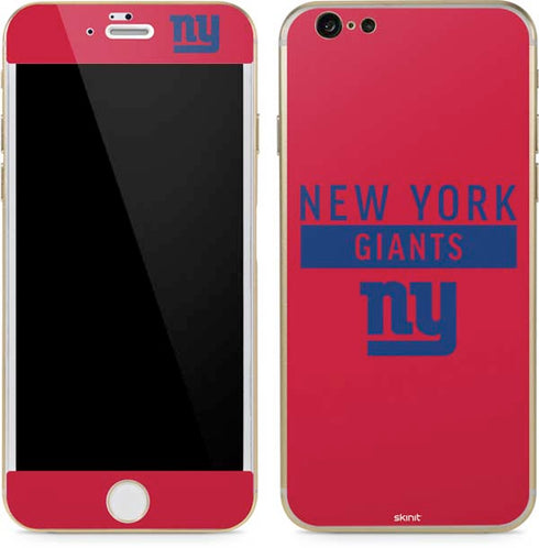 NFL New York Giants Red Performance Series iPhone 6/6s Skin