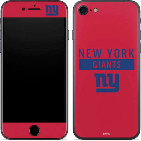 NFL New York Giants Red Performance Series iPhone 7 Skin