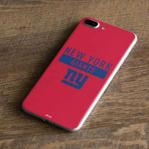 NFL New York Giants Red Performance Series iPhone 8 Plus Skin
