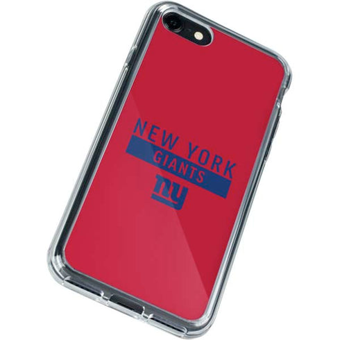 NFL New York Giants Red Performance Series iPhone SE (2nd & 3rd Gen) Clear Case