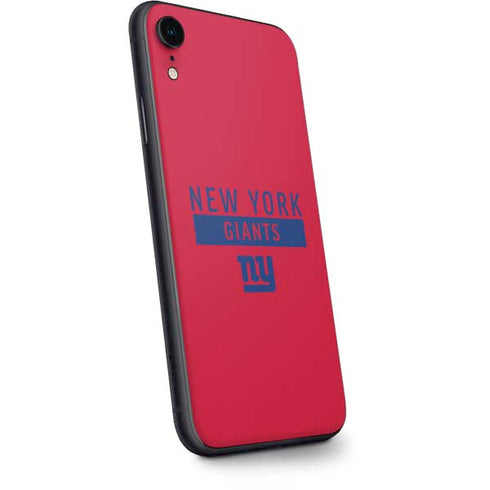 NFL New York Giants Red Performance Series iPhone XR Skin