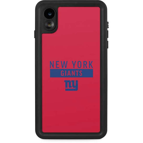 NFL New York Giants Red Performance Series iPhone XR Waterproof Case