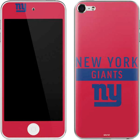 NFL New York Giants Red Performance Series Apple iPod Skin