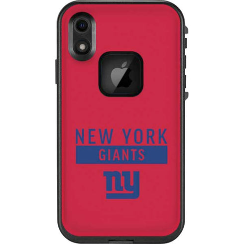 NFL New York Giants Red Performance Series LifeProof Fre iPhone Skin