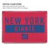 NFL New York Giants Red Performance Series MacBook Air 13in M1 (2021) Case plus Skin